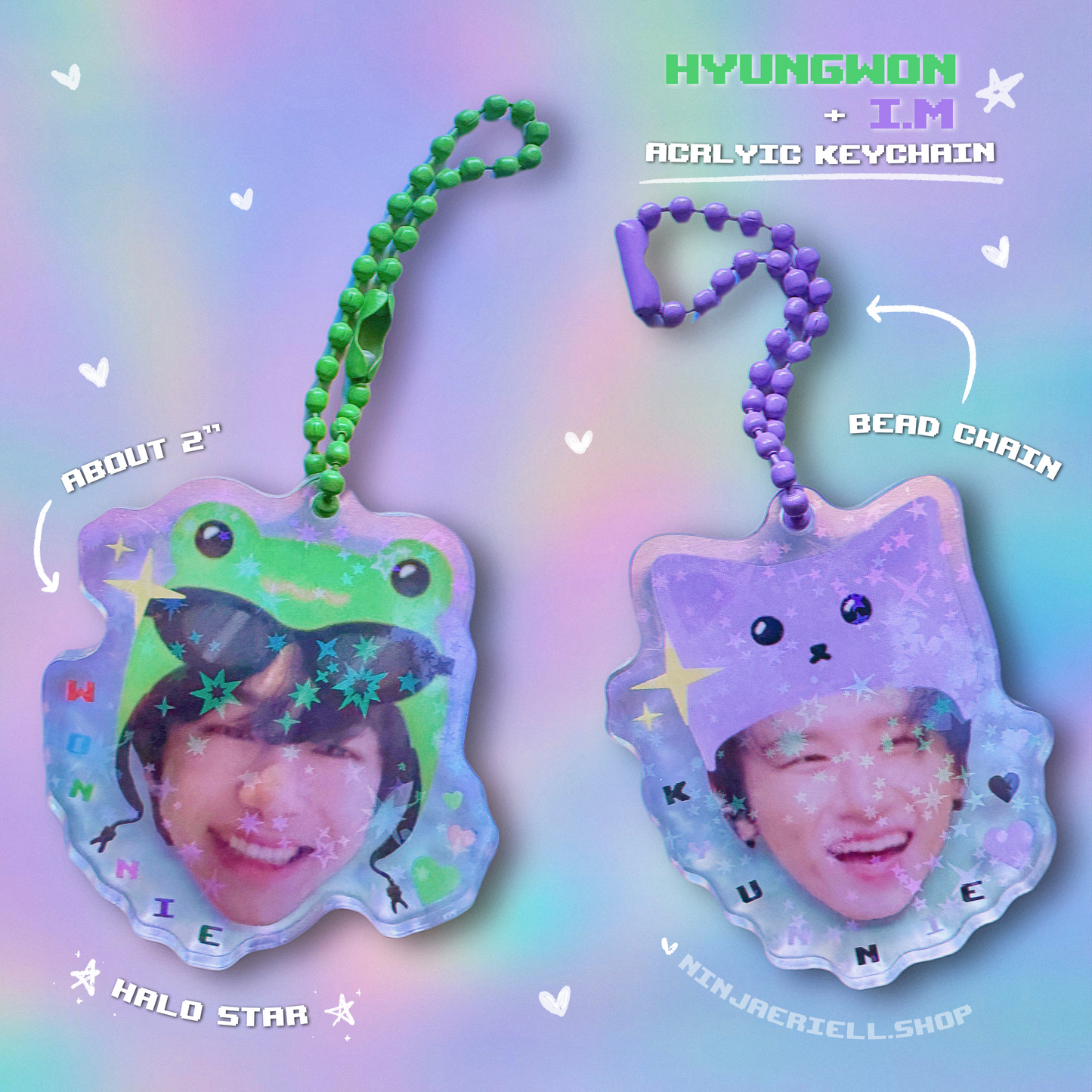 Monsta X Hyungwon/I.M Acrylic Keychain