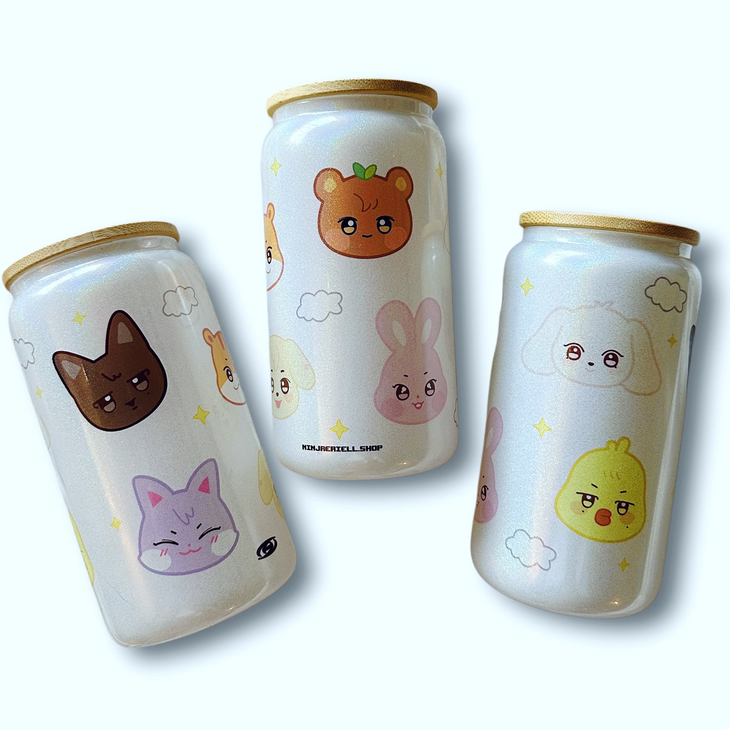 Ateez Aniteez Glass Can