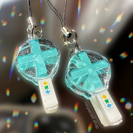 TXT Lightstick Phone Charm