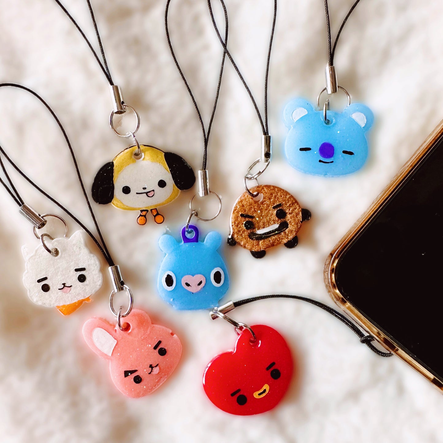 BTS Phone Charms